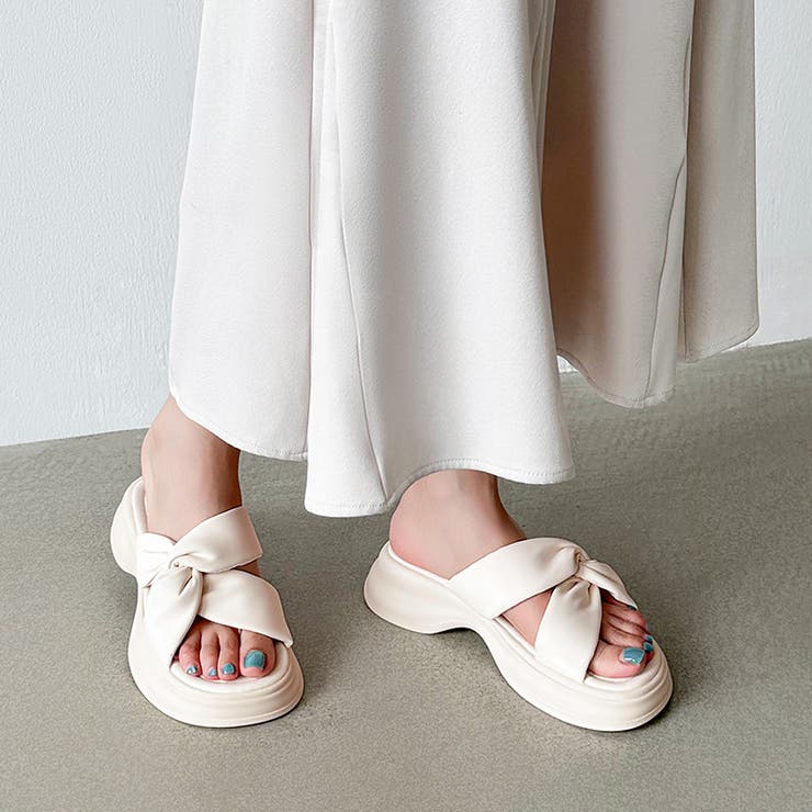 クロスベルトサンダル 厚底サンダル サンダル | COCOMOMO | 詳細画像14 