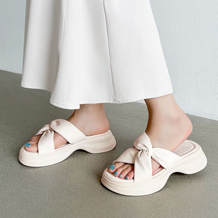 クロスベルトサンダル 厚底サンダル サンダル | COCOMOMO | 詳細画像15 