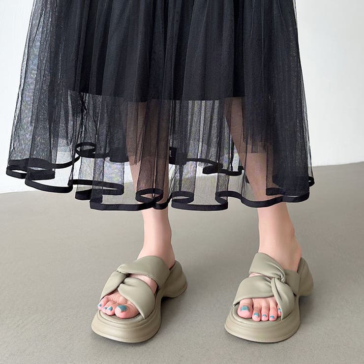 クロスベルトサンダル 厚底サンダル サンダル | COCOMOMO | 詳細画像19 