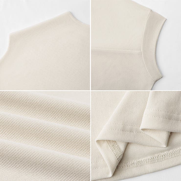 切り替えシアートップス フレンチスリーブ シアーカットソー | COCOMOMO | 詳細画像39 