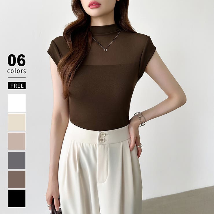 トップス cocomomo Lisette 764425 セール】袖切り替えトップス（ニット/セーター）｜KOBE LETTUCE