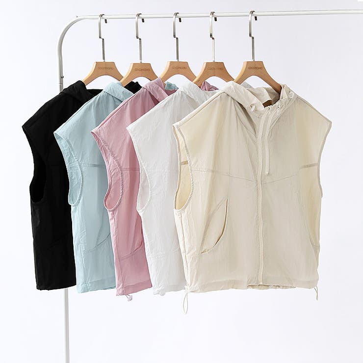 パーカーベストショートパンツセット セットアップ 韓国ファッション | COCOMOMO | 詳細画像11 