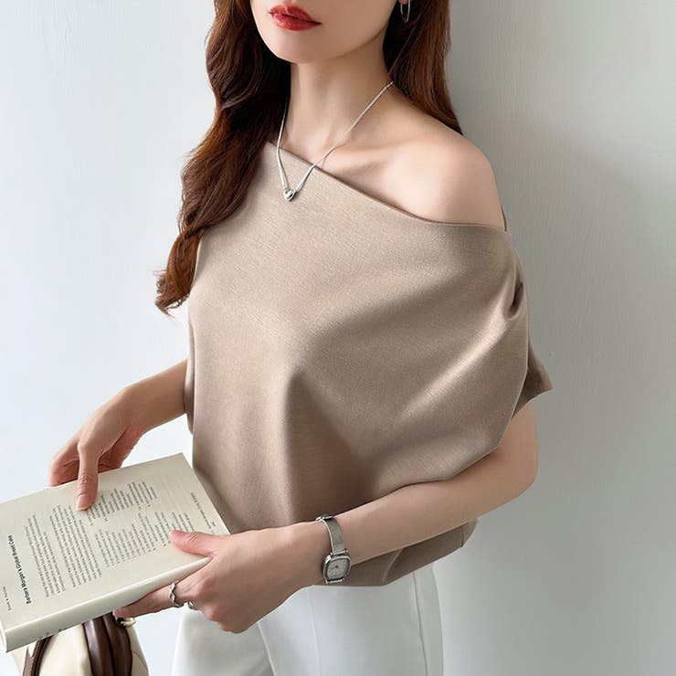 オフショル 半袖カットソー ボートネック | COCOMOMO | 詳細画像4 