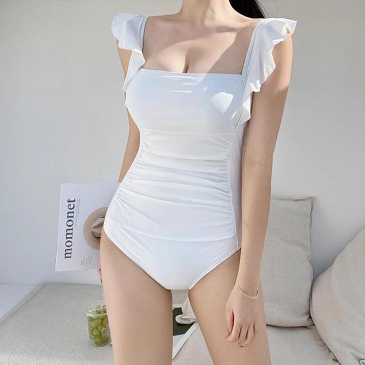 バックオープン フリル水着 モノキニ | COCOMOMO | 詳細画像10 