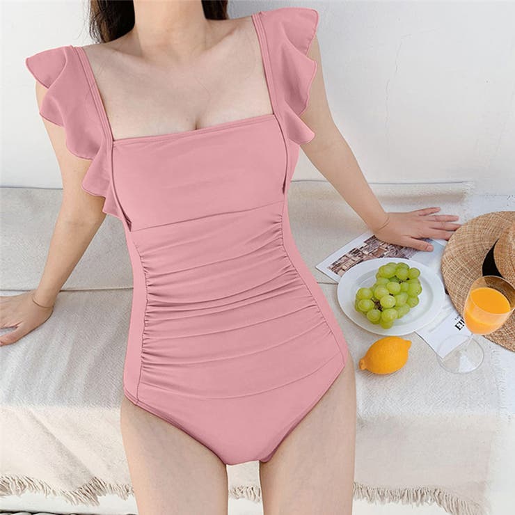 バックオープン フリル水着 モノキニ | COCOMOMO | 詳細画像21 