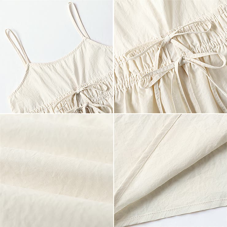 ペプラムキャミワンピース セットアップ風 夏ワンピース | COCOMOMO | 詳細画像19 