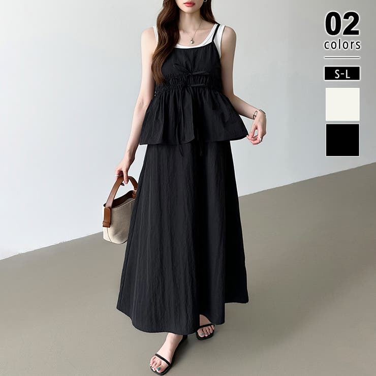 【cocoページ✨】15点おまとめ❤️ワンピース ペプラムキャミワンピース セットアップ風 夏ワンピース[品番