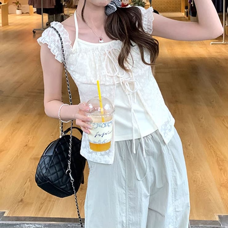 2点セット フロントリボントップス キャミソール | COCOMOMO | 詳細画像13 