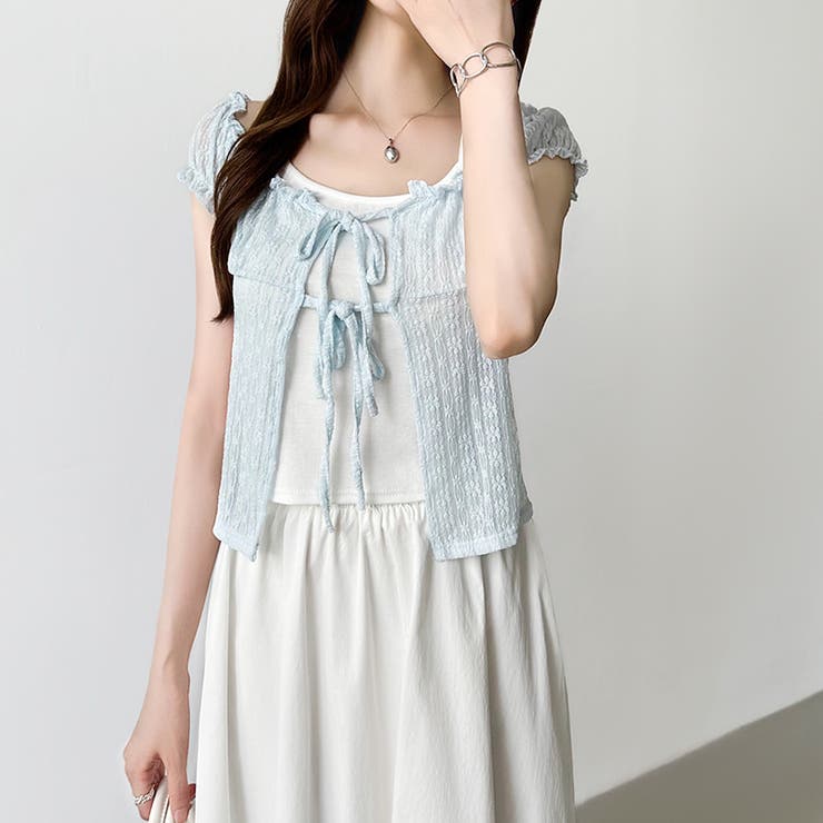 2点セット フロントリボントップス キャミソール | COCOMOMO | 詳細画像24 