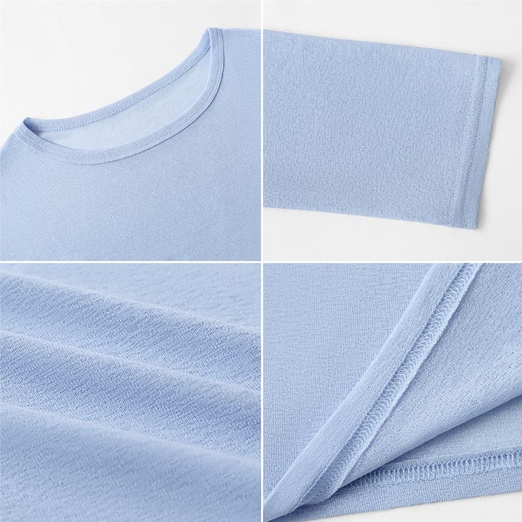 サイドスリットスラブシアーロンT シアートップス シアーカットソー | COCOMOMO | 詳細画像40 