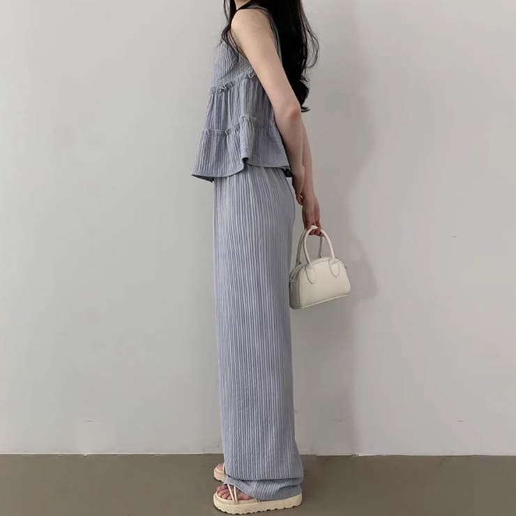アメスリトップス＋ワイドパンツ セットアップ夏 セットアップ | COCOMOMO | 詳細画像11 