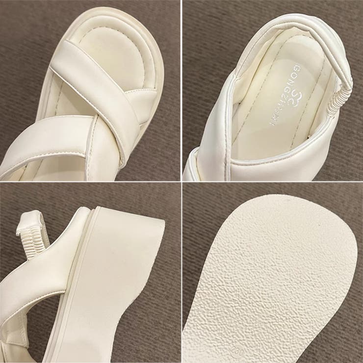 厚底サンダル クロスベルトサンダル サンダル | COCOMOMO | 詳細画像19 