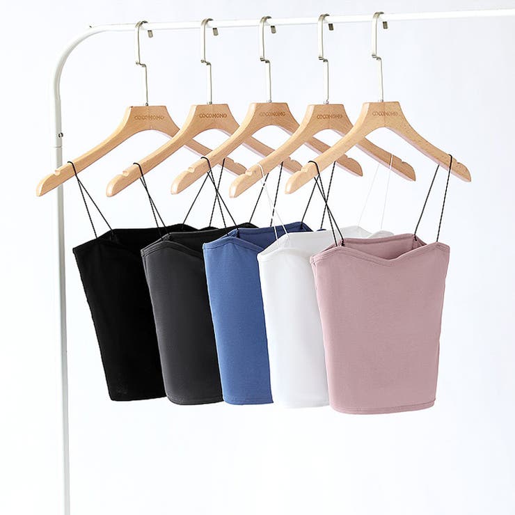 カップ付きキャミソール クロップド丈キャミソール ブラトップ | COCOMOMO | 詳細画像16 