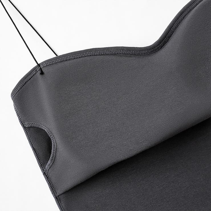 カップ付きキャミソール クロップド丈キャミソール ブラトップ | COCOMOMO | 詳細画像18 