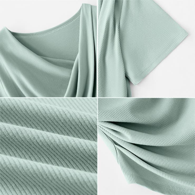 オフショル ドレープネックトップス 夏トップス | COCOMOMO | 詳細画像58 