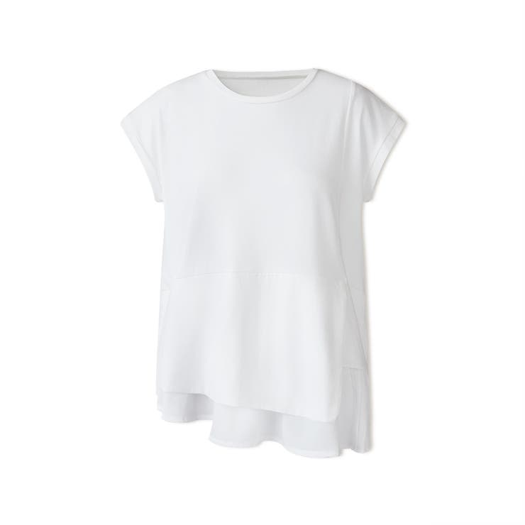 バックプリーツ Tシャツ フレンチスリーブ | COCOMOMO | 詳細画像20 
