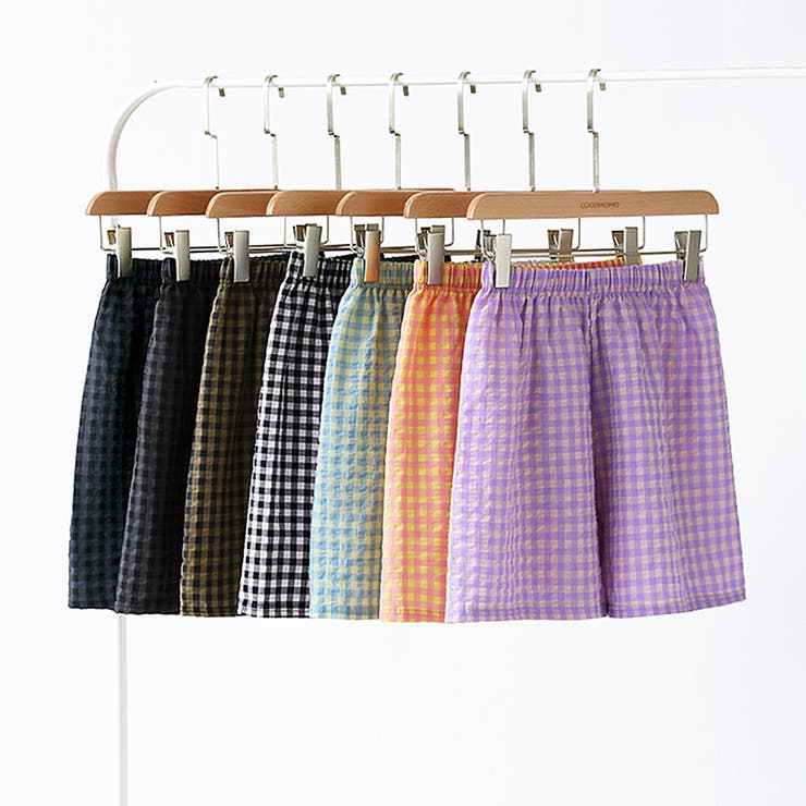 ギンガムチェックパンツ ショートパンツ ルームウェア | COCOMOMO | 詳細画像31 