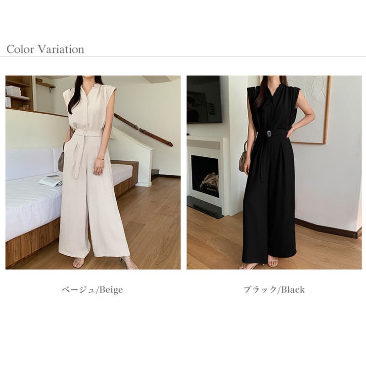 セットアップ夏 ノースリーブシャツ ワイドパンツ | COCOMOMO | 詳細画像24 