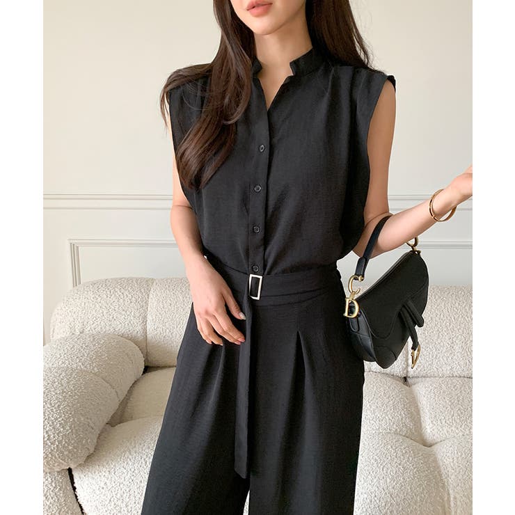 セットアップ夏 ノースリーブシャツ ワイドパンツ | COCOMOMO | 詳細画像20 