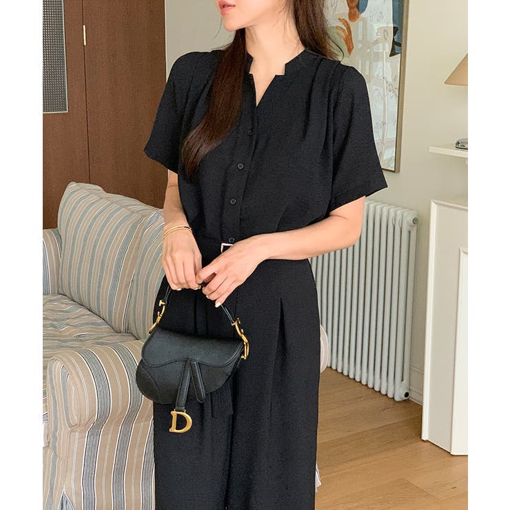 セットアップ夏 ノースリーブシャツ ワイドパンツ | COCOMOMO | 詳細画像14 