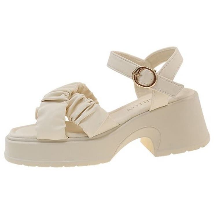 クロスベルト厚底ヒールサンダル サンダル 厚底 | COCOMOMO | 詳細画像21 