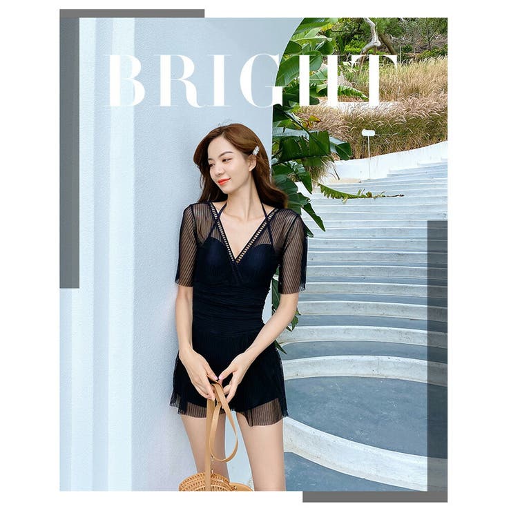 シアーワンピース水着 ビキニ ビーチファッション 品番 Cocw Cocomomo ココモモ のレディースファッション通販 Shoplist ショップリスト