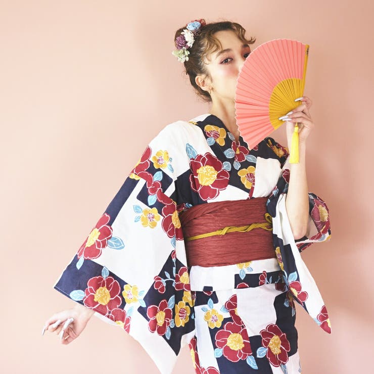 京都特選ゆかた 浴衣 セット[品番：COCW0005504]｜COCOMOMO（ココモモ