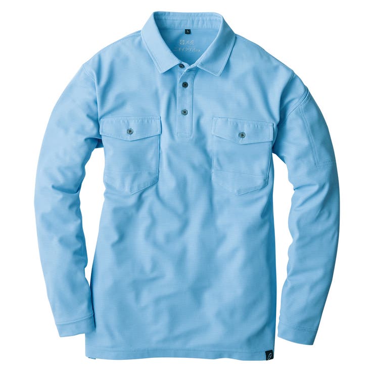 半永久消臭半長袖ポロシャツ両胸ポケットタイプ[品番：CSNW0000026
