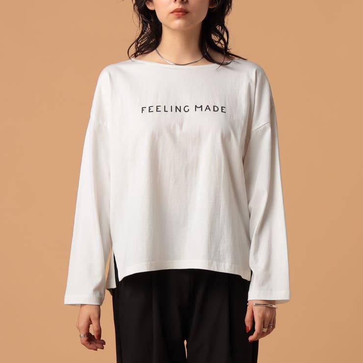 Feeling Made ロゴプリント ロングスリーブ Tシャツ 品番 Coew Coen Women コーエン のレディース ファッション通販 Shoplist ショップリスト