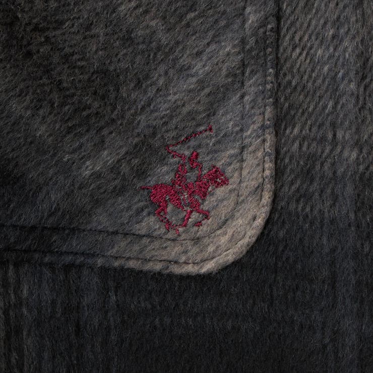 【WEB限定】POLO BCS 起毛シャギーチェックCPOシャツ（BLACK） | coen【men】 | 詳細画像8 