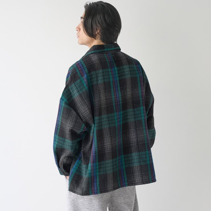 【WEB限定】POLO BCS（ポロ ビーシーエス）シャギーチェックシャツ（KE… | coen【men】 | 詳細画像6 