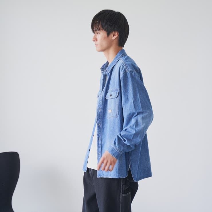 SMITH’S（スミス）別注ライトデニムシャツ | coen【men】 | 詳細画像10 
