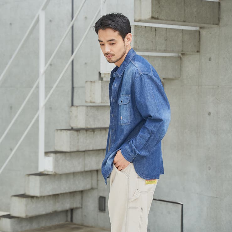 SMITH’S（スミス）別注ライトデニムシャツ | coen【men】 | 詳細画像3 