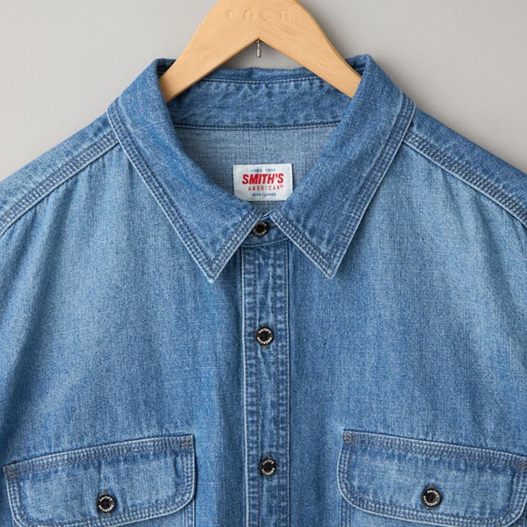 SMITH’S（スミス）別注ライトデニムシャツ | coen【men】 | 詳細画像26 