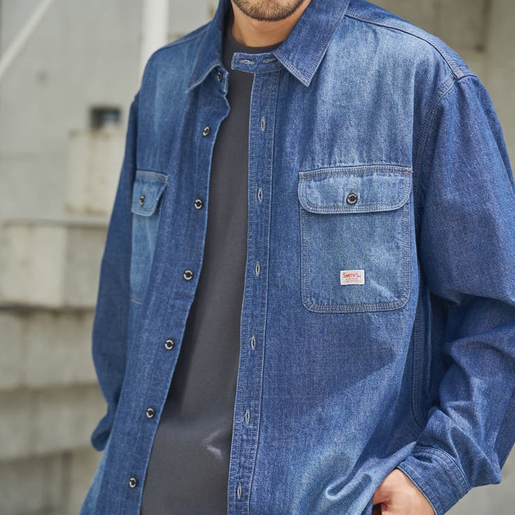 SMITH’S（スミス）別注ライトデニムシャツ | coen【men】 | 詳細画像5 