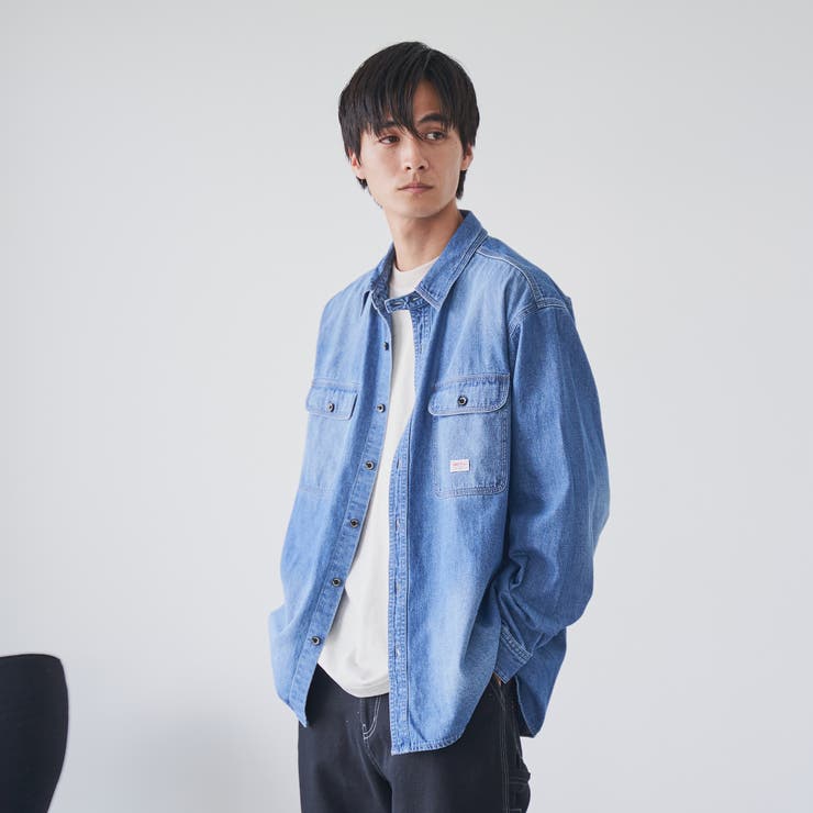 SMITH’S（スミス）別注ライトデニムシャツ | coen【men】 | 詳細画像8 