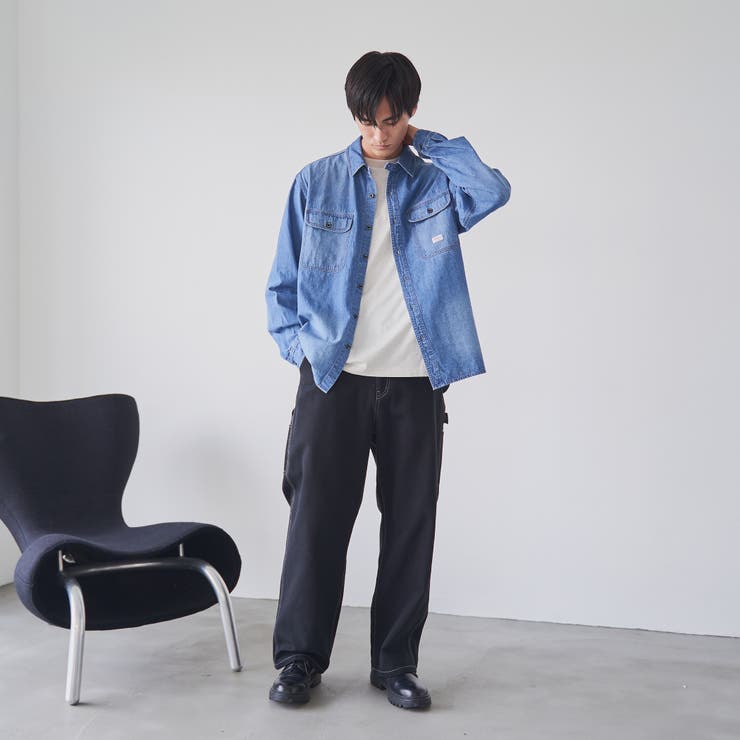 SMITH’S（スミス）別注ライトデニムシャツ | coen【men】 | 詳細画像9 