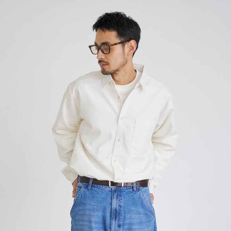 USA COTTONソフトフランネルシャツ（無地） | coen【men】 | 詳細画像2 