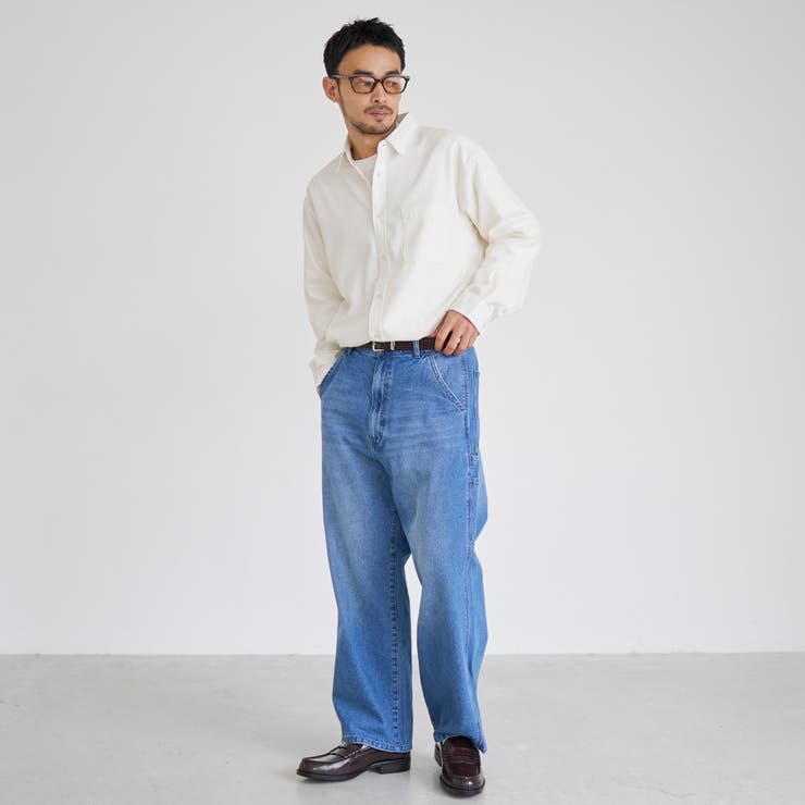 USA COTTONソフトフランネルシャツ（無地） | coen【men】 | 詳細画像8 