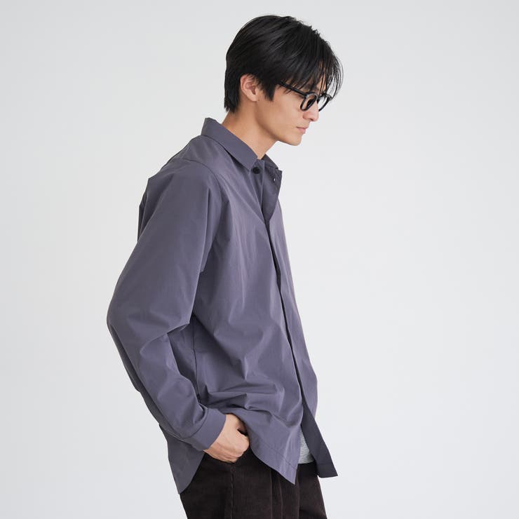 楽はおりシャツ【ストレッチ、吸水速乾、防シワ】 | coen【men】 | 詳細画像3 