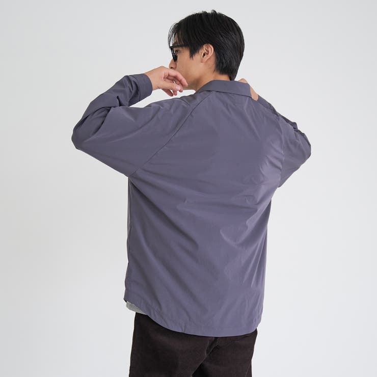 楽はおりシャツ【ストレッチ、吸水速乾、防シワ】 | coen【men】 | 詳細画像4 