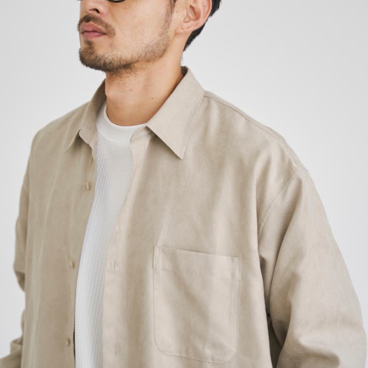 スウェードライクシャツ | coen【men】 | 詳細画像9 