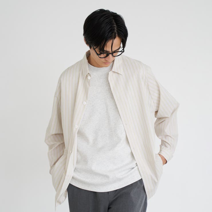 楽はおり柄アソートシャツ【ストレッチ、防シワ】 | coen【men】 | 詳細画像2 