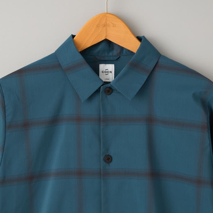 楽はおり柄アソートシャツ【ストレッチ、防シワ】 | coen【men】 | 詳細画像36 