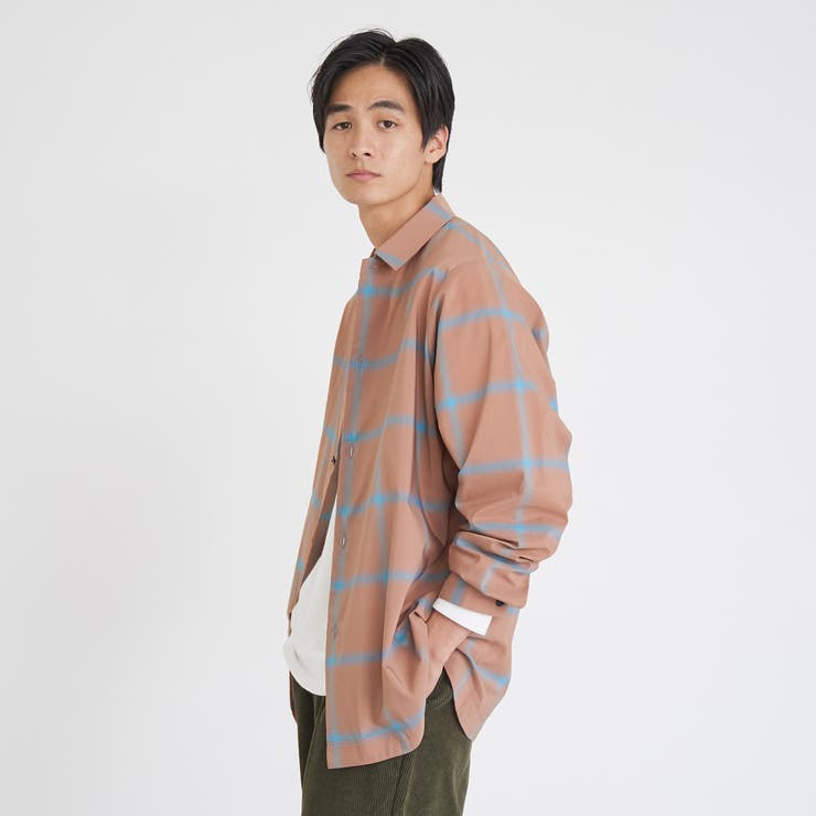 楽はおり柄アソートシャツ【ストレッチ、防シワ】 | coen【men】 | 詳細画像9 