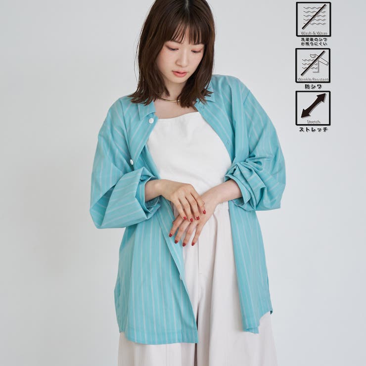 LIME | 楽はおり柄アソートシャツ【ストレッチ、防シワ】 | coen【men】