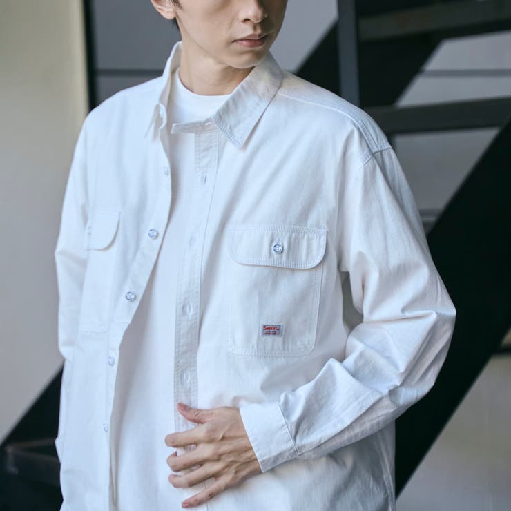 SMITH’S（スミス）別注ロングスリーブワークシャツ | coen【men】 | 詳細画像12 