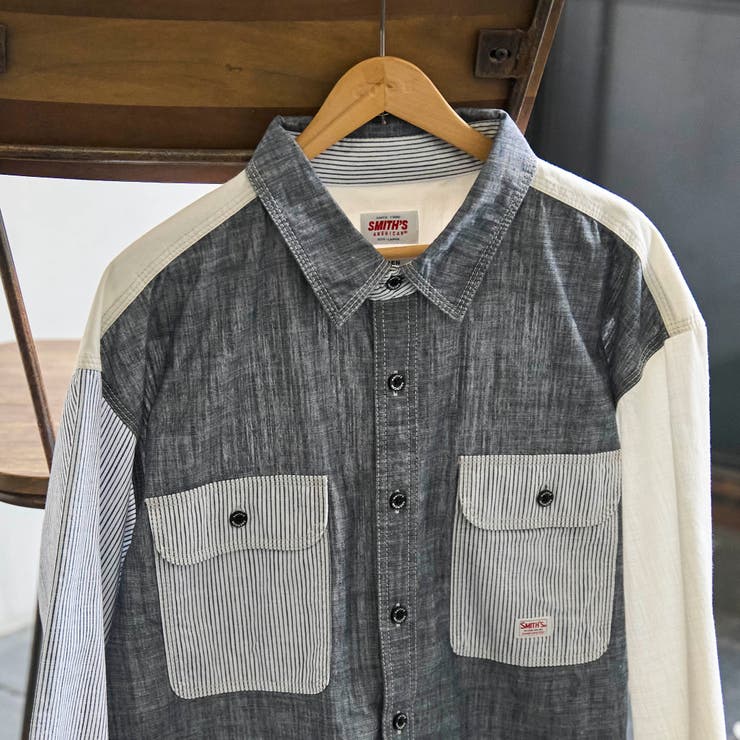 SMITH’S（スミス）別注ロングスリーブワークシャツ | coen【men】 | 詳細画像20 