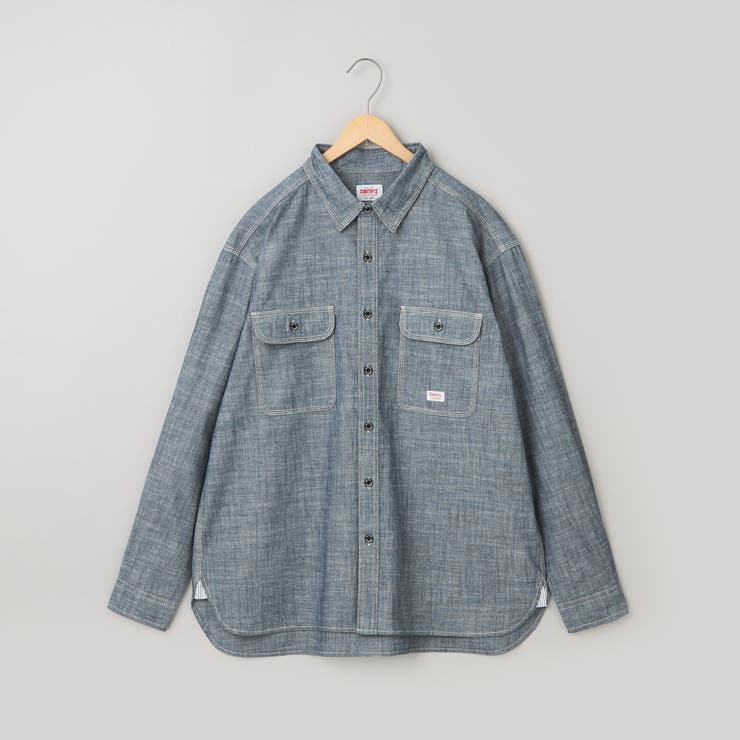 SMITH’S（スミス）別注ロングスリーブワークシャツ | coen【men】 | 詳細画像23 