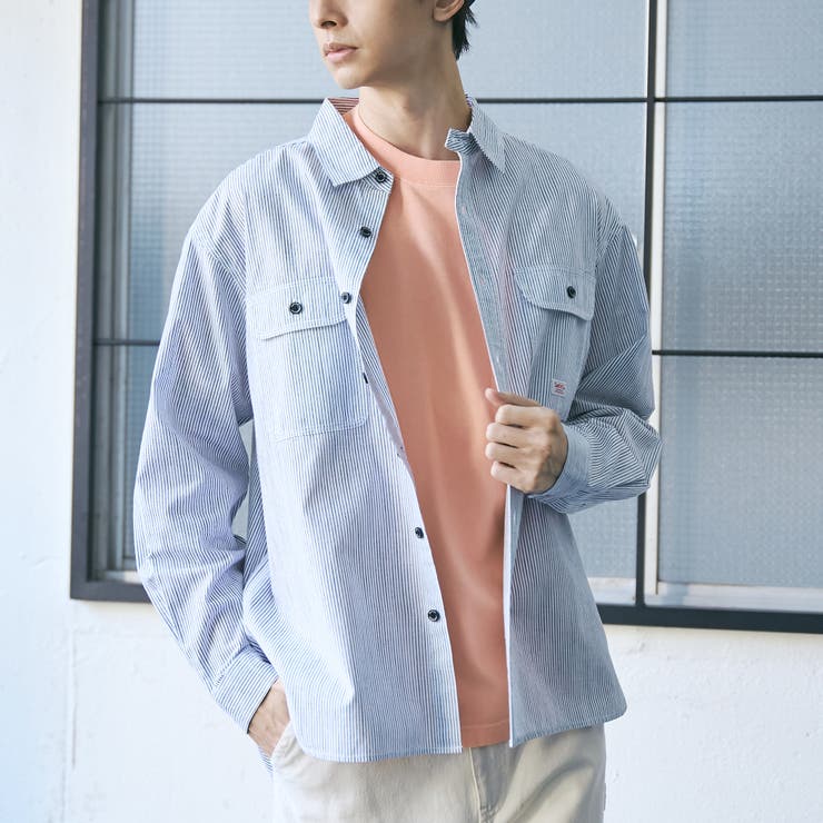 WHITE | SMITH’S（スミス）別注ロングスリーブワークシャツ | coen【men】